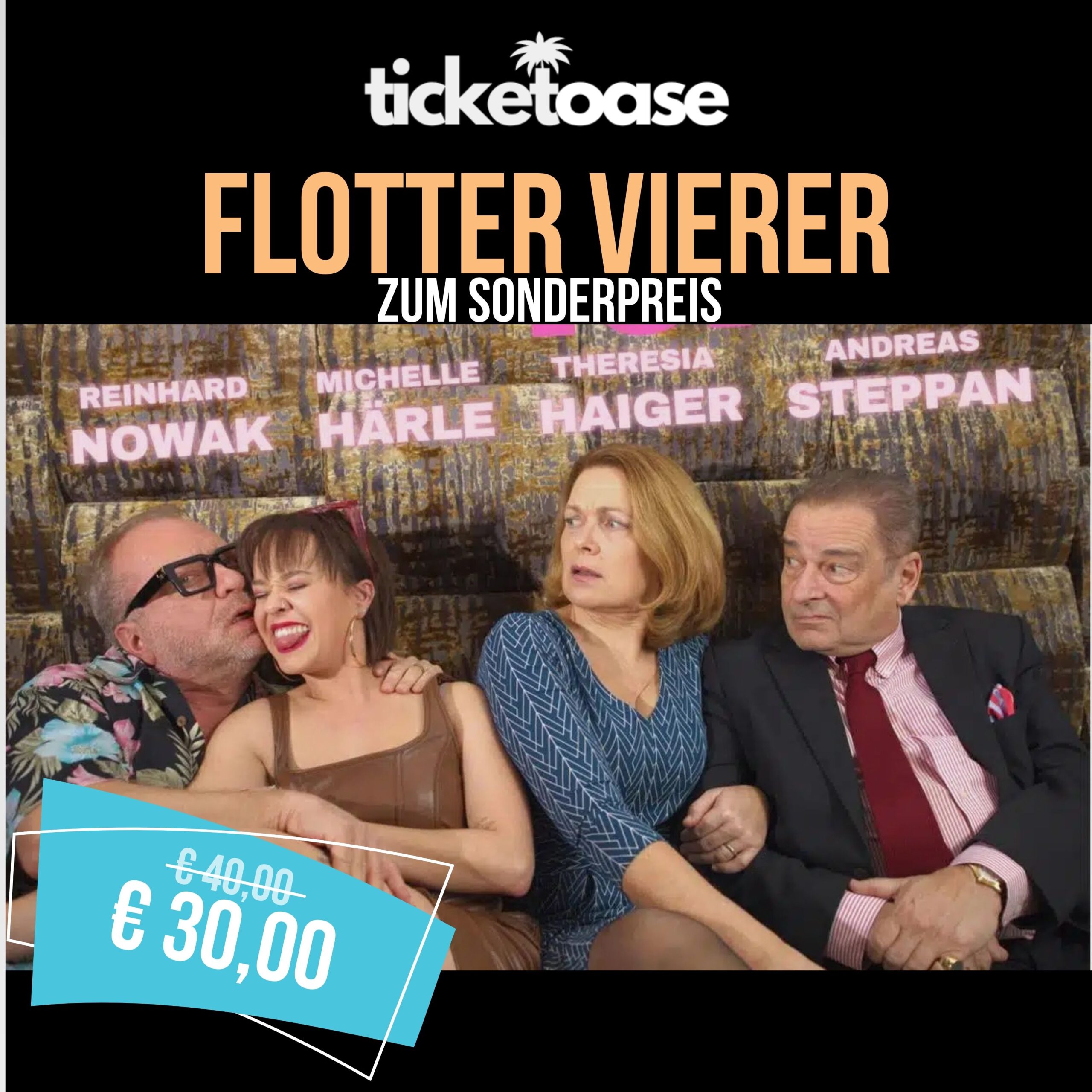 Theresia Haiger, Michelle Härle, Reinhard Nowak und Andreas Steppan - Flotter 4er